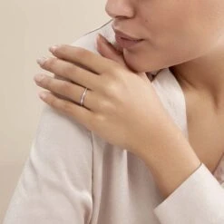 Alliance Laurie Demi-tour Or Blanc Diamant -Histoire d'Or B3AFBDW0IV model0