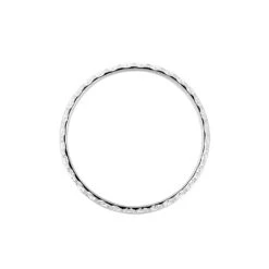 Alliance June 2 Rangs Diamantee Ruban Plat Or Blanc 7 Alliance June 2 Rangs Diamantee Ruban Plat Or Blanc -Histoire d'Or B3AFBW0387 view2