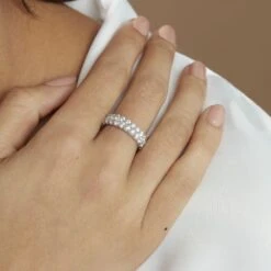 Alliance Marjelle Or Blanc Oxyde De Zirconium 11 Alliance Marjelle Or Blanc Oxyde De Zirconium -Histoire d'Or B3AFBZW182 model1