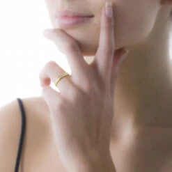 Alliance Laura Or Bicolore -Histoire d'Or B3AM2W00OR model0