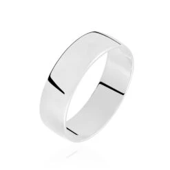 Alliance Julie Ruban Plat Or Blanc
