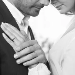 Alliance Meredithe Demi Jonc Classique Or Blanc -Histoire d'Or B3AMBW0616 model0