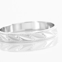 Alliance Eucleia Fantaisie Ruban Plat Or Blanc -Histoire d'Or B3AMBW0654 view3