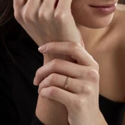 Alliance Eucleia Fantaisie Ruban Plat Or Jaune -Histoire d'Or B3AMJW0654 model1