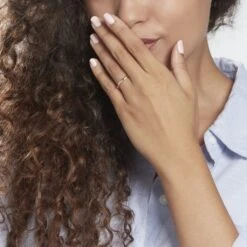 Alliance Sirona Demi Jonc Confort Or Blanc -Histoire d'Or B3AMJW0740 model0