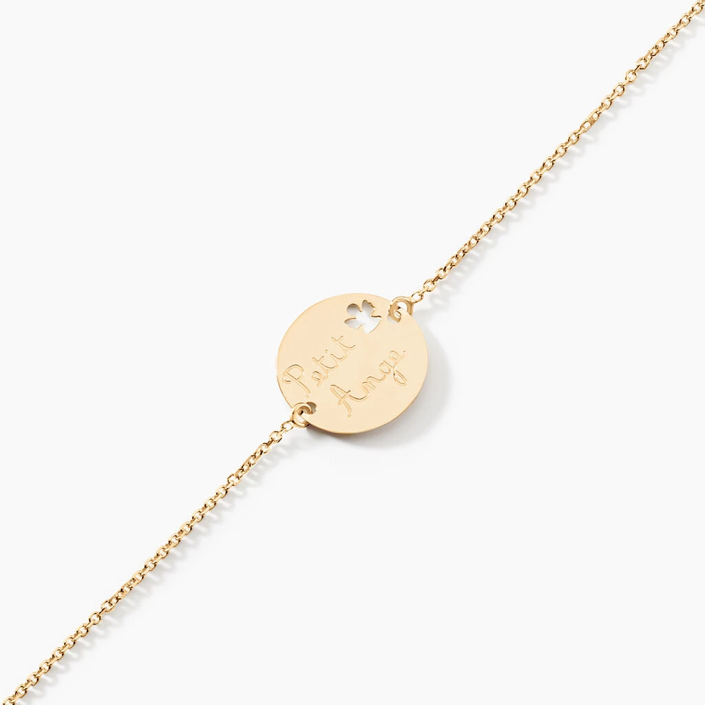 Bracelet Benedicte Message Or Jaune 2 Bracelet Benedicte Message Or Jaune – Image 2