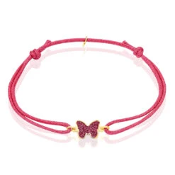 Bracelet Solena Papillon Or Jaune