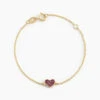 Bracelet Cerine Coeur Or Jaune