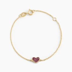 Bracelet Cerine Coeur Or Jaune