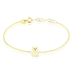 Bracelet Mae Ourson Or Jaune