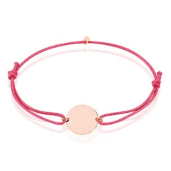 Bracelet Helenia Pastille Gravable Or Rose