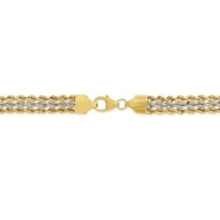 Bracelet Jerry Maille Corde 3 Rangs Or Bicolore 7 Bracelet Jerry Maille Corde 3 Rangs Or Bicolore -Histoire d'Or B3BF2W0354 view2