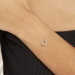 Bracelet Or Jaune Tresha Diamants -Histoire d'Or B3BFJDW318 model0