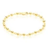 Bracelet Diona Maille Boule Or Jaune