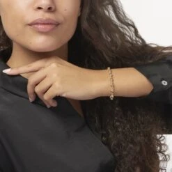 Bracelet Diona Maille Boule Or Jaune -Histoire d'Or B3BFJW001R model0