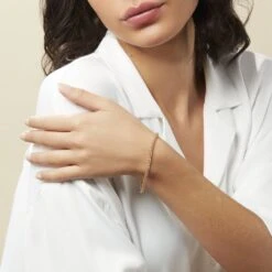 Bracelet Jolien Maille Spiga Or Jaune -Histoire d'Or B3BFJW002Y model0