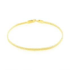 Bracelet Elnora Maille Anglaise Or Jaune