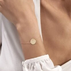 Bracelet Cobeia Maille Forçat Or Jaune -Histoire d'Or B3BFJW005L model0