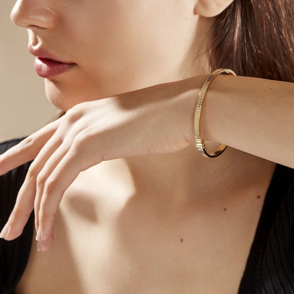 Bracelet Jonc Capucina Grec Or Jaune 5 Bracelet Jonc Capucina Grec Or Jaune – Image 5