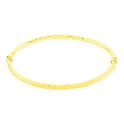 Bracelet Jonc Cleanne Fil Rond Or Jaune
