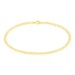 Bracelet Celio Maille Marine Ovale Or Jaune