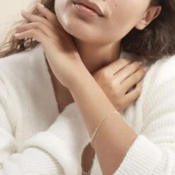 Bracelet Celio Maille Marine Ovale Or Jaune -Histoire d'Or B3BFJW0504 model0