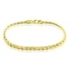Bracelet Jany Maille Palmier Or Jaune