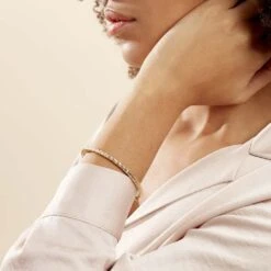 Bracelet Jonc Jennie Diamante Or Jaune -Histoire d'Or B3BFJW0781 model0