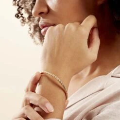 Bracelet Jonc Jennie Diamante Or Jaune -Histoire d'Or B3BFJW0781 model1