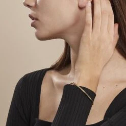 Bracelet Jonc Or Jaune Cynthia -Histoire d'Or B3BFJW0782 model0