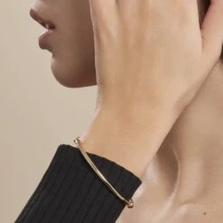 Bracelet Jonc Or Jaune Cynthia -Histoire d'Or B3BFJW0782 model1