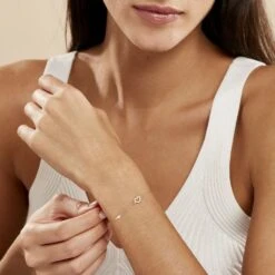 Bracelet Oleanne Or Jaune Oxyde De Zirconium -Histoire d'Or B3BFJZW104 model0