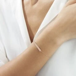 Bracelet Barrette Gravable Or Rose -Histoire d'Or B3BFRW0354 model0