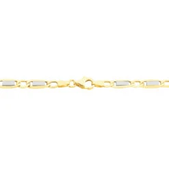 Bracelet Danae Maille Plaquette Alternee 1/1 Or Bicolore -Histoire d'Or B3BH2W0024 view2