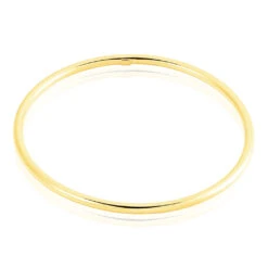 Bracelet Jonc Cynthia Fil Rond Lisse Or Jaune