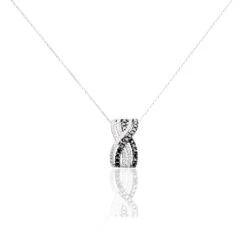 Collier Julianne Or Blanc Diamant
