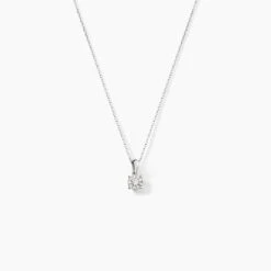 Collier Grace Or Blanc Diamant
