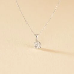 Collier Grace Or Blanc Diamant -Histoire d'Or B3CFBDW609 view2