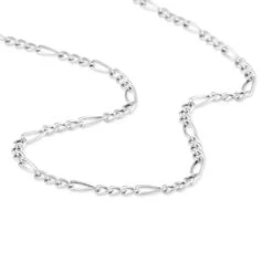 Chaîne Judicaelle Maille Alternée 1/3 Or Blanc -Histoire d'Or B3CFBW0340 view1