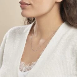 Chaîne Imad Maille Gourmette Or Blanc -Histoire d'Or B3CFBW0368 model0