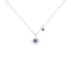 Collier Bekhta Or Blanc Oxyde De Zirconium