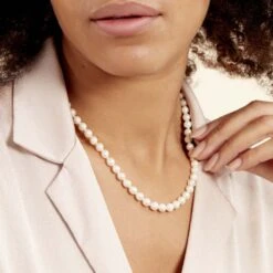 Collier Melida Or Jaune Perle De Culture D'akoya -Histoire d'Or B3CFJK2002 model1