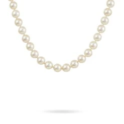 Collier Ghisele Or Jaune Perle De Culture D'akoya