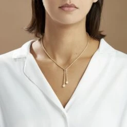 Chaîne Hatsu Or Jaune Perle De Culture -Histoire d'Or B3CFJU2305 model0