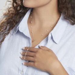 Collier Vesta Or Jaune Perle De Culture 7 Collier Vesta Or Jaune Perle De Culture -Histoire d'Or B3CFJU2317 model1