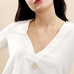 Collier Rosace Or Jaune -Histoire d'Or B3CFJW0498 model0