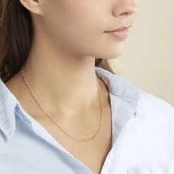 Chaîne Sukainaae Maille Alternée 1/1 Or Jaune -Histoire d'Or B3CFJW0561 model0