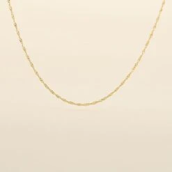 Chaîne Imanie Maille Singapour Or Jaune -Histoire d'Or B3CFJW0830 view2