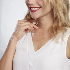 Collier Ginna Or Jaune Oxyde De Zirconium -Histoire d'Or B3CFJZW545 model0