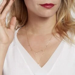 Collier Ginna Or Jaune Oxyde De Zirconium -Histoire d'Or B3CFJZW545 model1